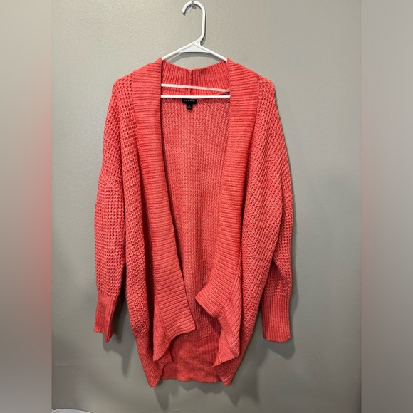 Torrid Waffle Cardigan Sweater in Pink Size Large - Picture 2 of 9